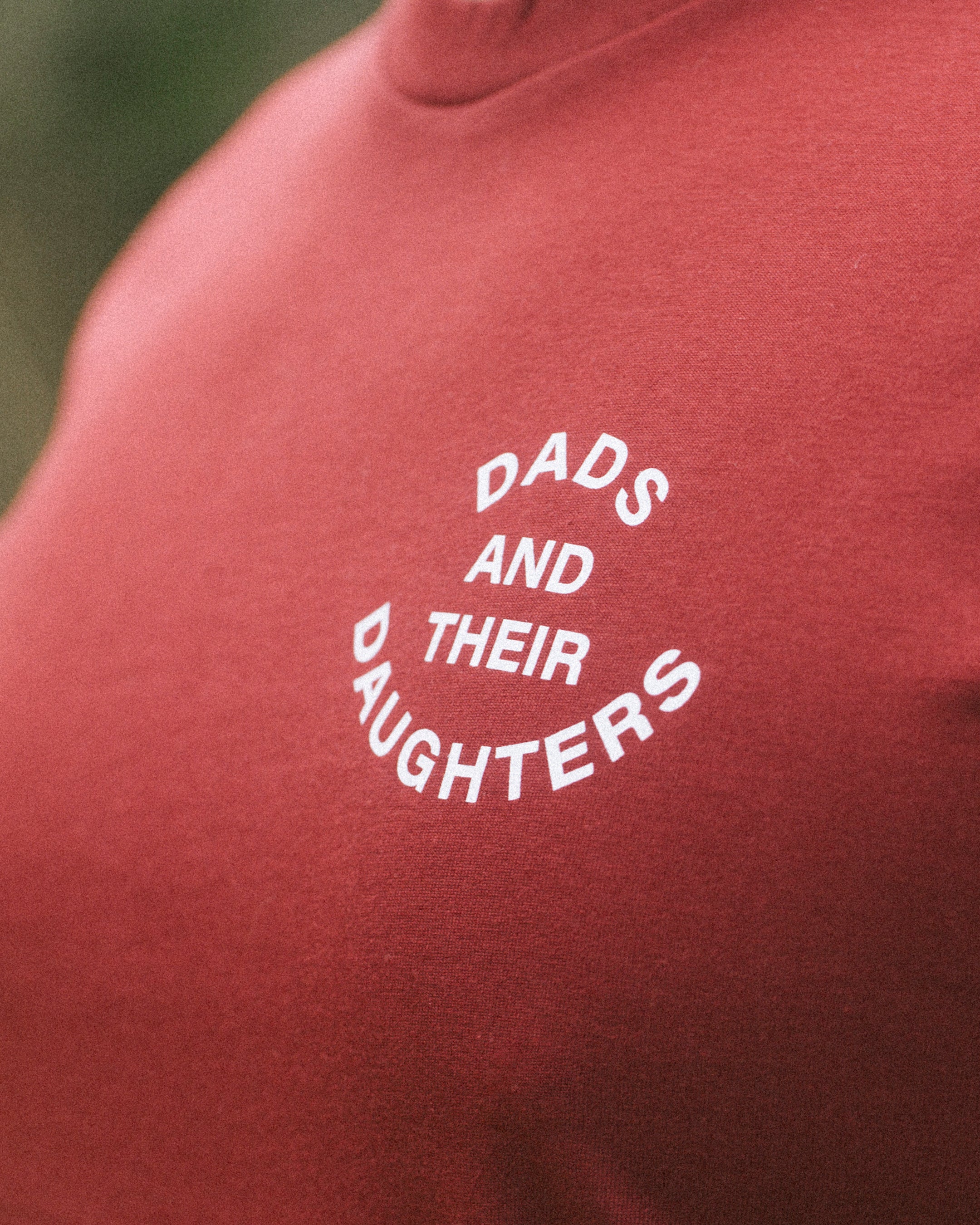 Dads and Their Daughters Tee — Burgundy
