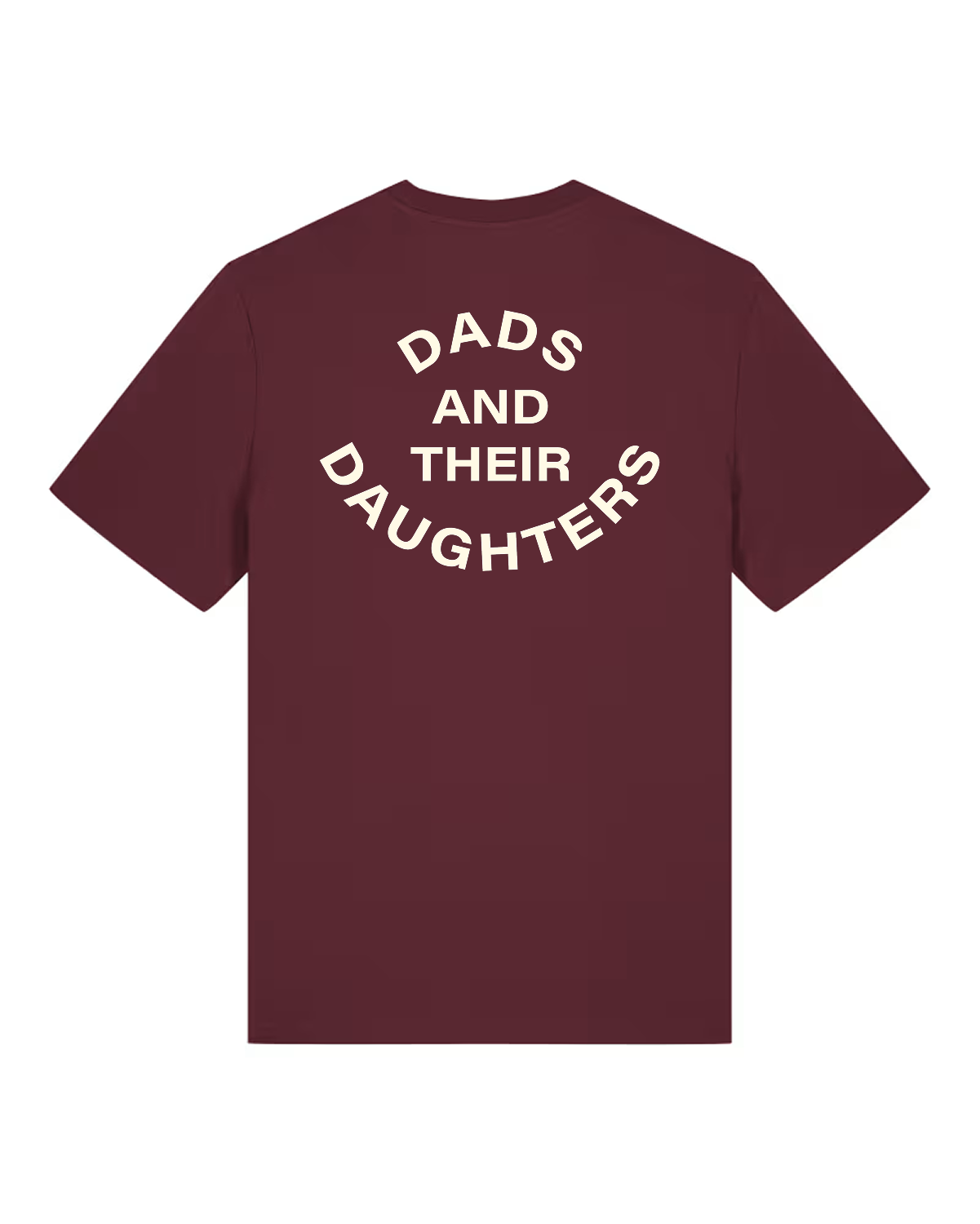 Dads and Their Daughters Tee — Burgundy