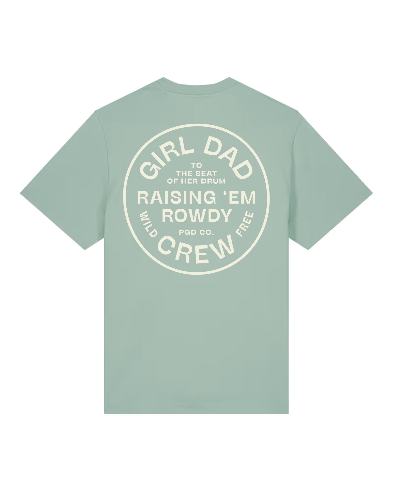 Girl Dad Crew Tee — Sage