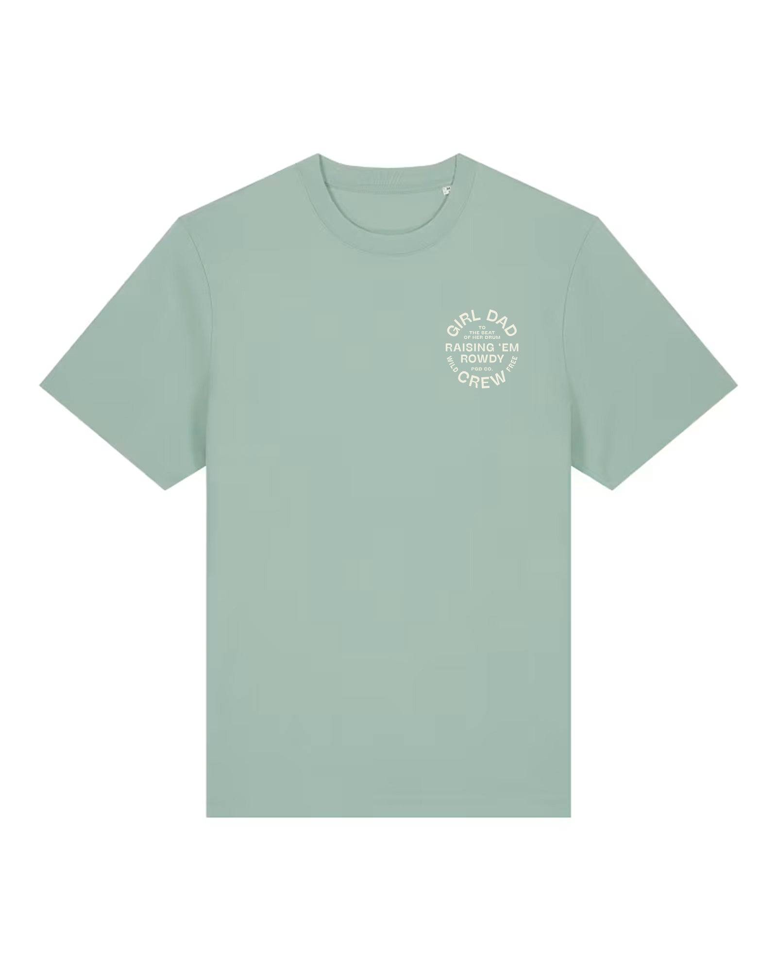Girl Dad Crew Tee — Sage