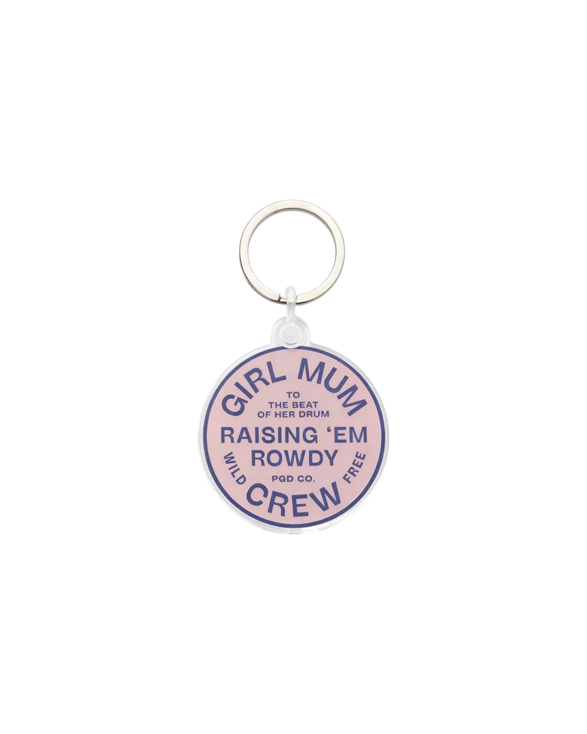 Girl Mum Crew Keychain