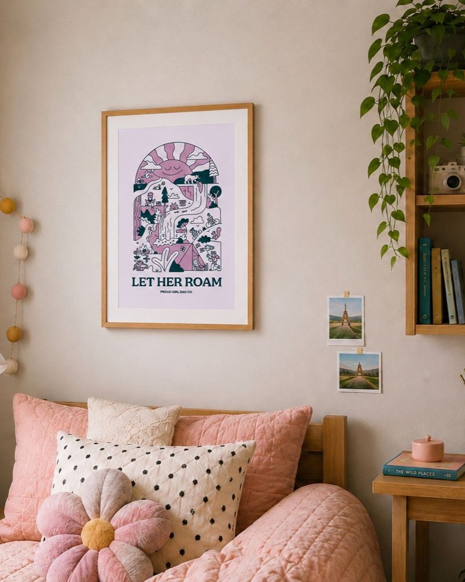 Let Her Roam Fine Art Print — Purple