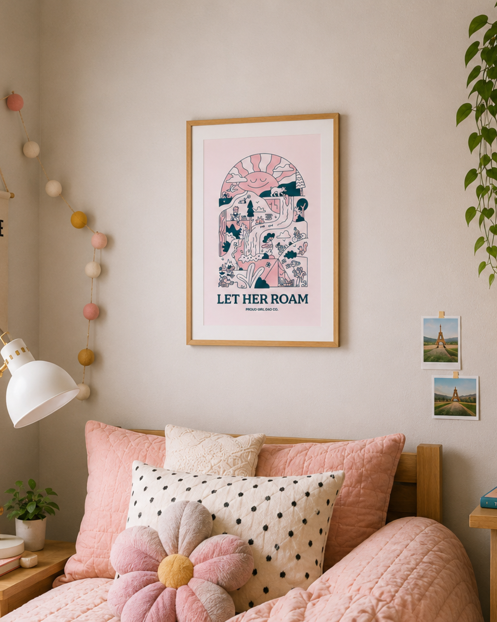 Let Her Roam Fine Art Print — Pink