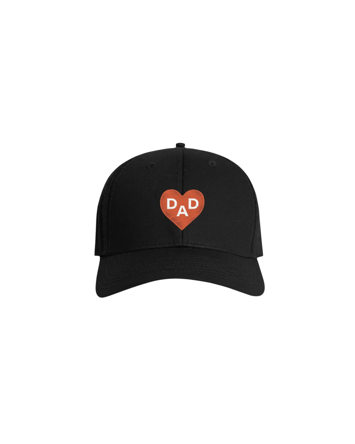 Dad at Heart Cap — Black