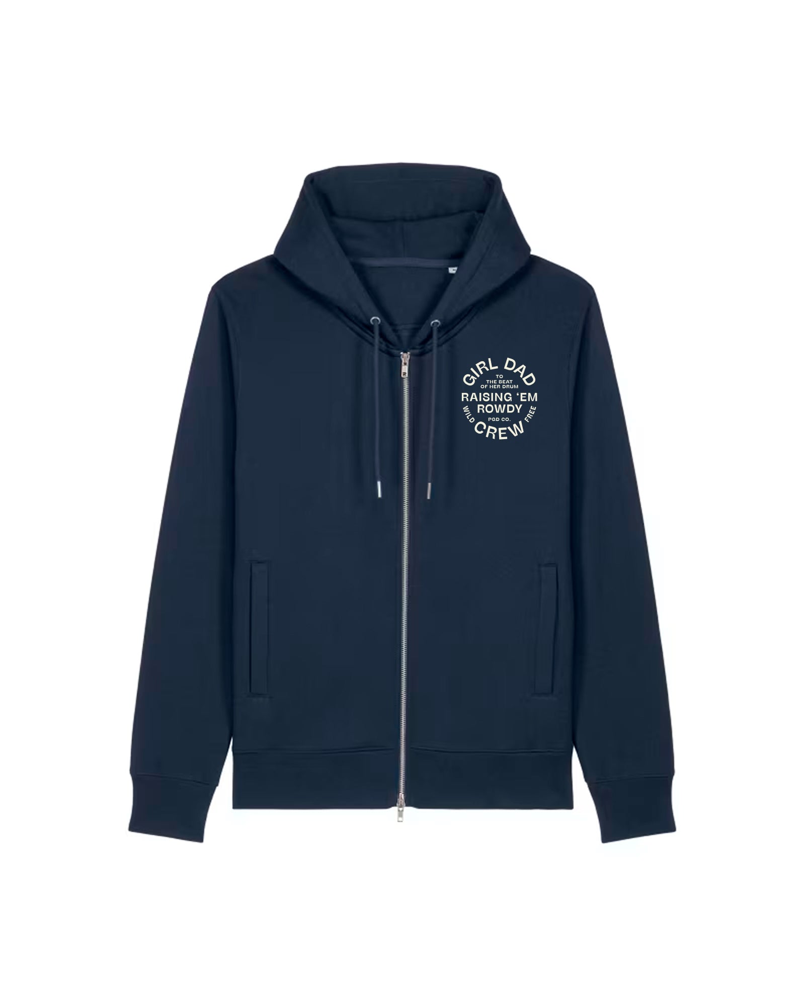 Girl Dad Crew Hoodie — Navy