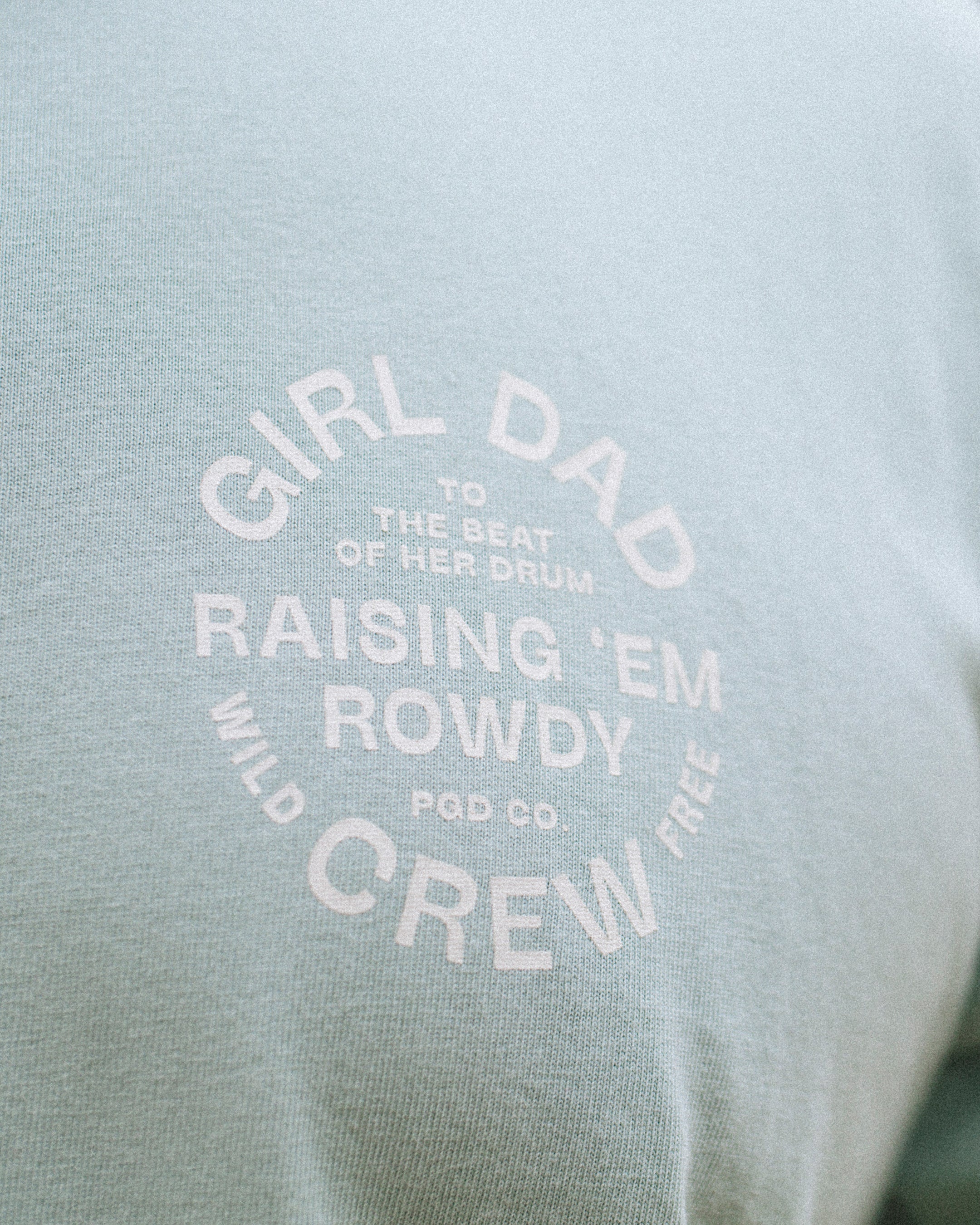 Girl Dad Crew Tee — Sage