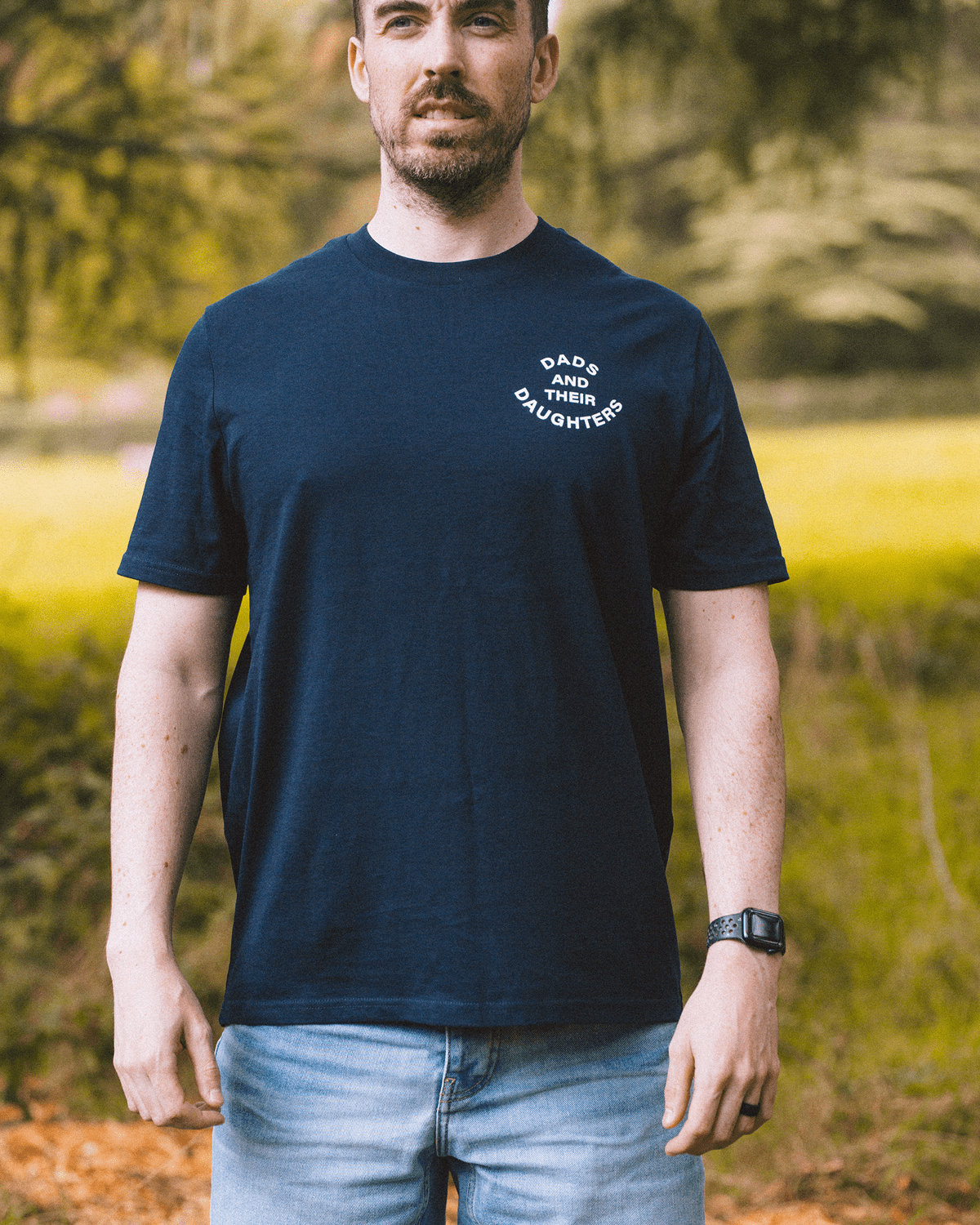 Dads and Their Daughters Tee — Navy