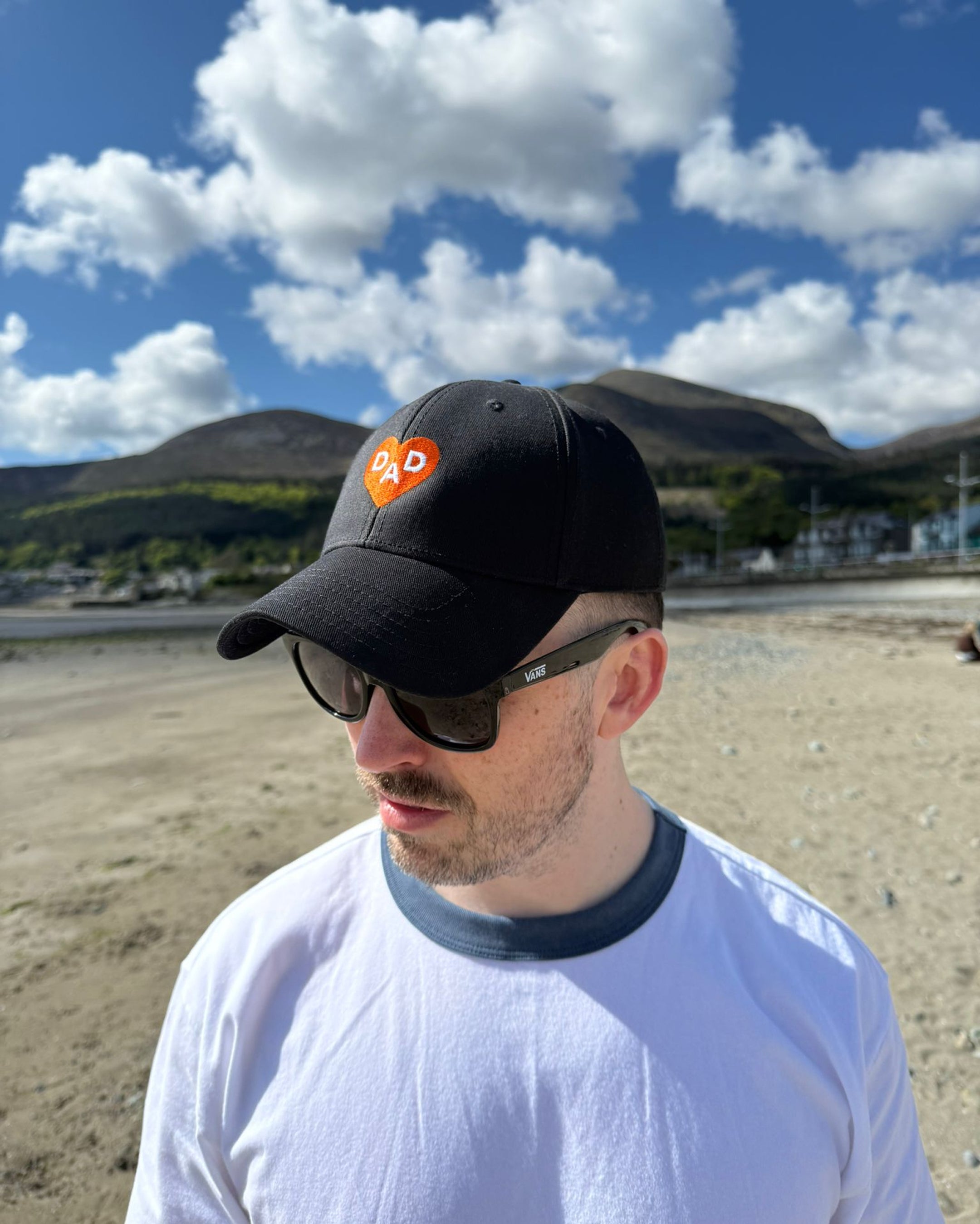 Dad at Heart Cap — Black